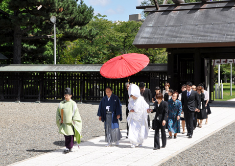 札幌護国神社 和装結婚式
