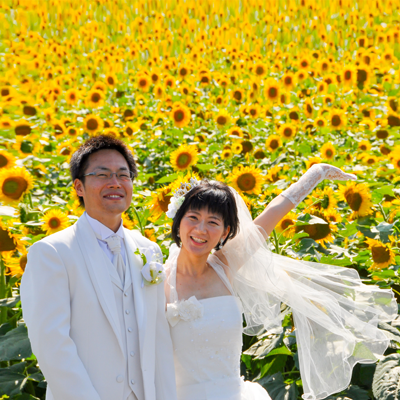 北竜町ひまわりの里結婚式